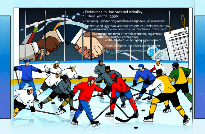 Skating Towards Stability: NHL Secures Labor Peace Through 2030