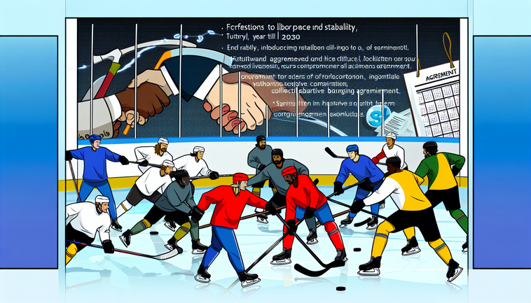 Skating Towards Stability: NHL Secures Labor Peace Through 2030
